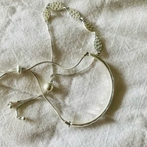 Market and Spruce Silver Slider Bangles